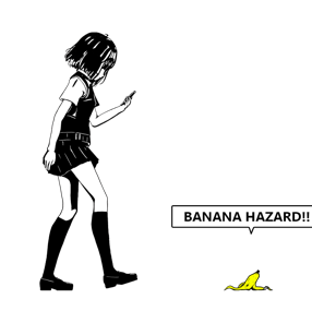 #14 Smartphone Girl -BANANA HAZARD-