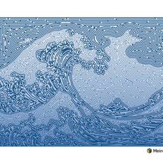 Mazes #001 “Under the Wave off Kanagawa”