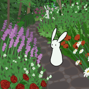 Rabbits and garden