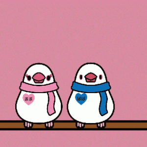 Fuku-Fuku Buncho × couple of lovebirds #001