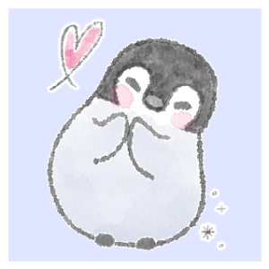 The baby penguin