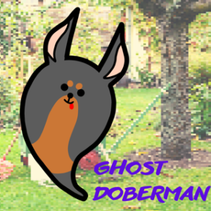 Cute Ghost Doberman