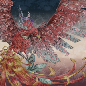 朱雀　Vermilion Bird (god said to rule over the southern heavens)