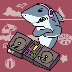 DJ Animals #017 DJ Shark – DJ Animals Collection