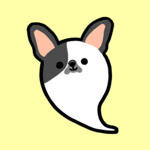 French Bulldog / Cute Ghost Doggy #023 – Ghost Doggy Collection