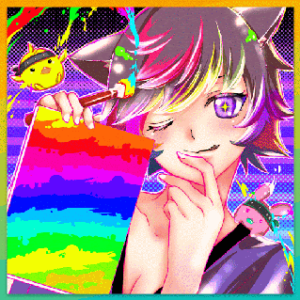 Rainbow NINJA「NEMU」By NEMU×Tsumugi–AI–
