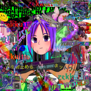 Monitor Girl Collage. – COLLABORATION ART