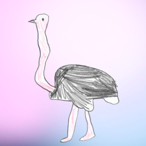 sleepyhead Ostrich – YUA’s ZOO LAND