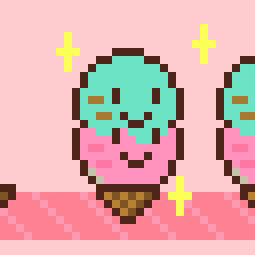 #63 W ICE CREAM FACTORY TOUR(MINT&BERRY) – Kawaii Crypto Ice creams