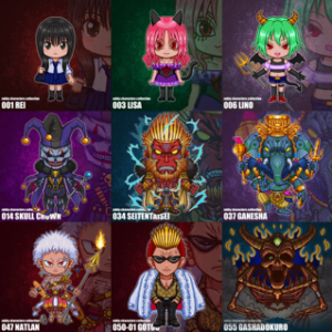 zukky characters collection